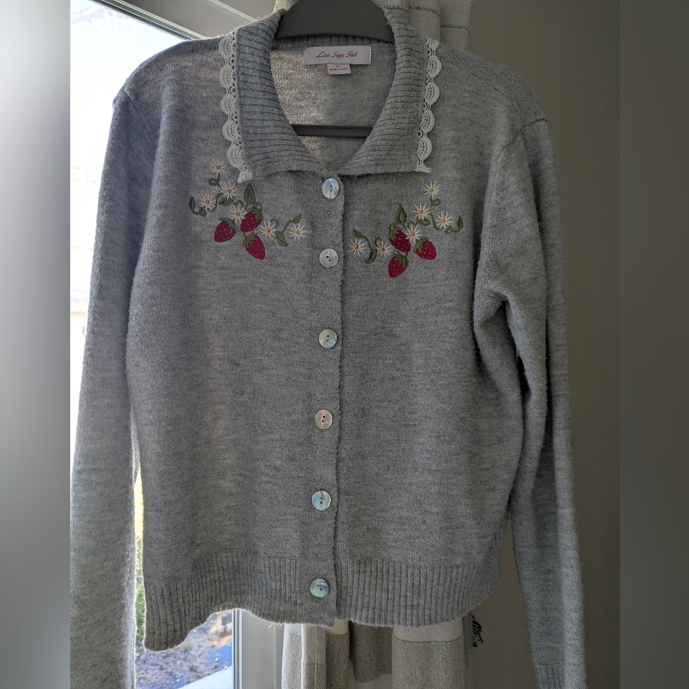 Lisa Says Gah Cardigan (Size m)